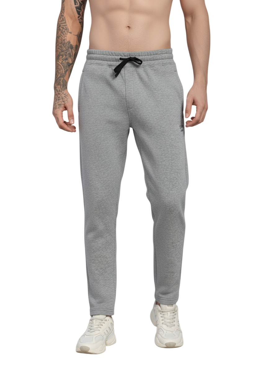 Endeavour Wear Men Winter Fleece Straight Fit Light Mélange Track Pants