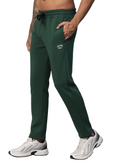 Endeavour Wear Men Winter Fleece Straight Fit Teal Green Track Pants